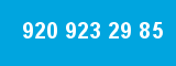 920 923 29 85 920 923 29 85